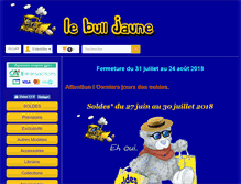 Tablet Screenshot of le-bull-jaune.com